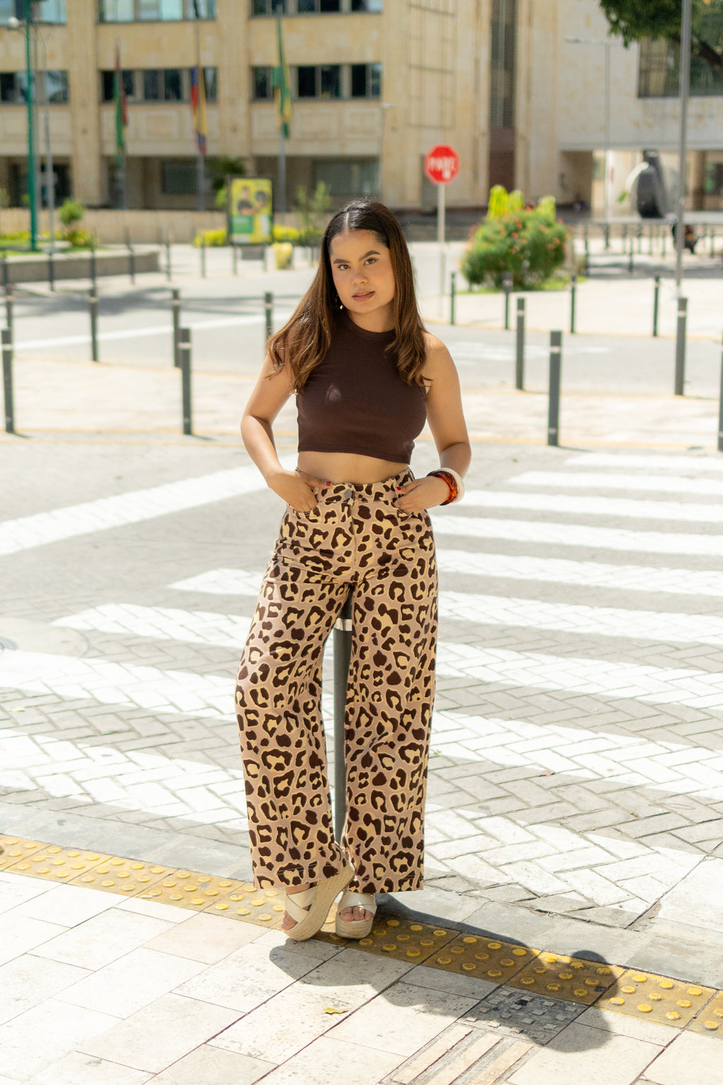 PANTALON MACARENA ANIMAL PRINT