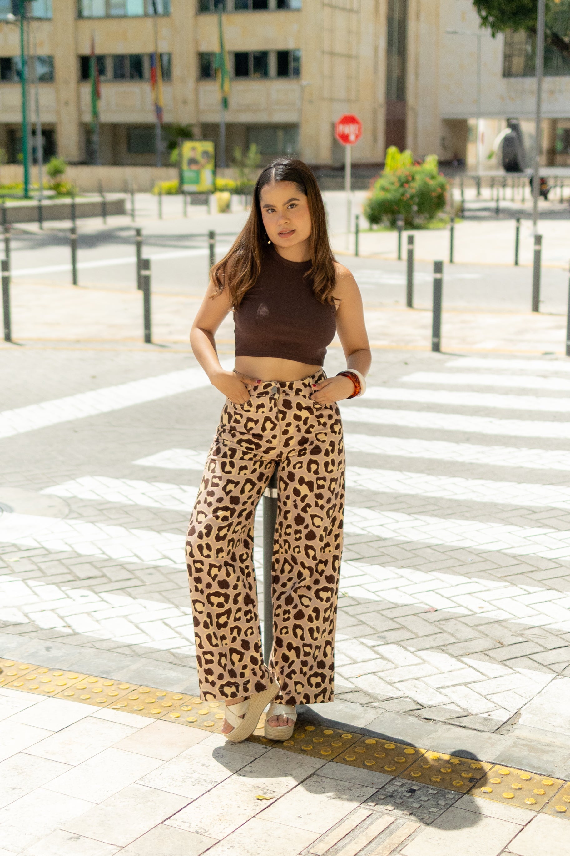 PANTALON MACARENA ANIMAL PRINT