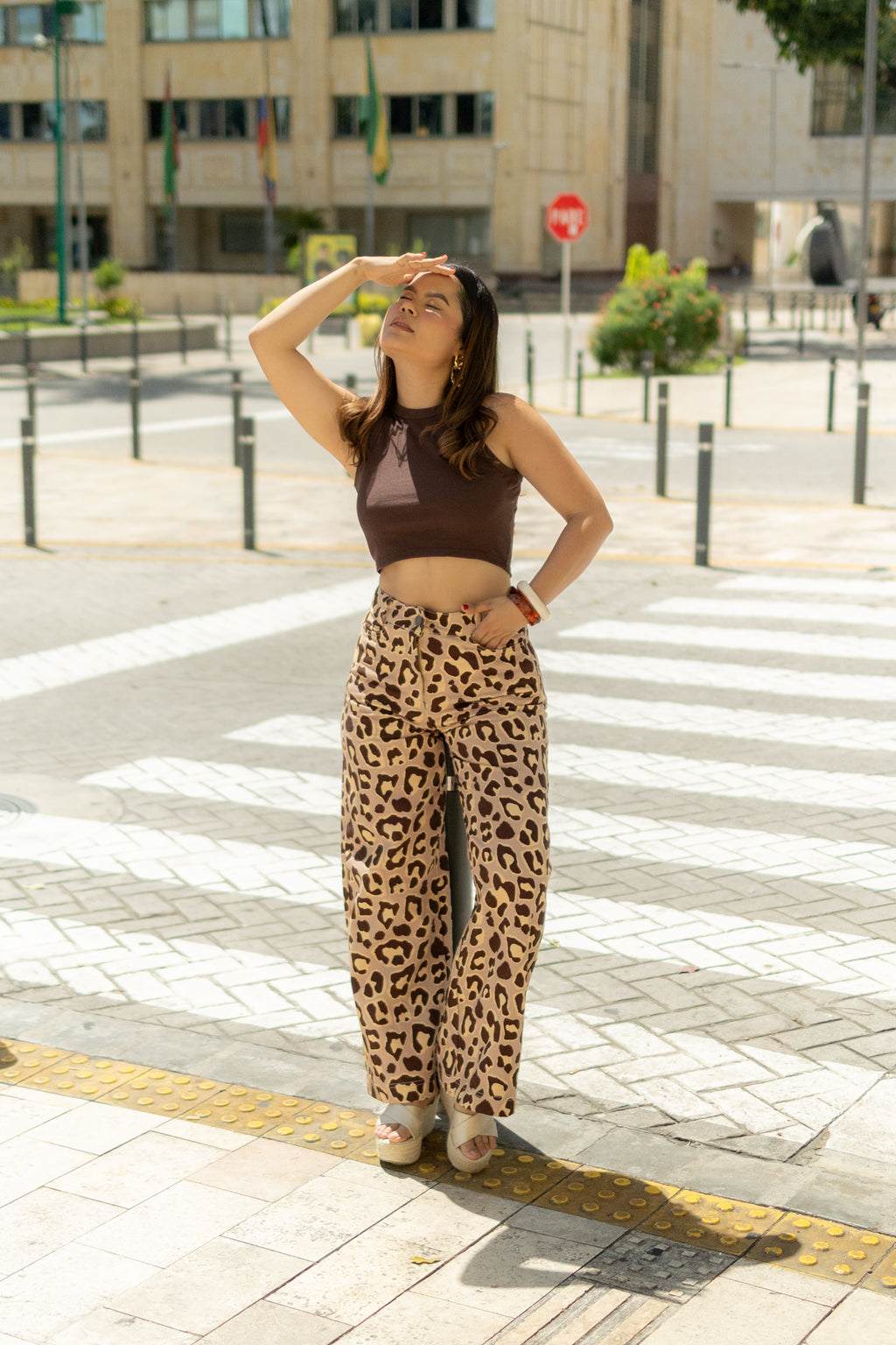 PANTALON MACARENA ANIMAL PRINT