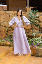 VESTIDO ANTONIETA SATINADO