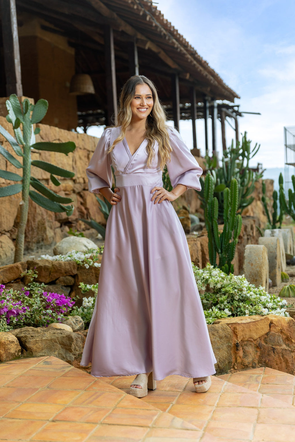 VESTIDO ANTONIETA SATINADO
