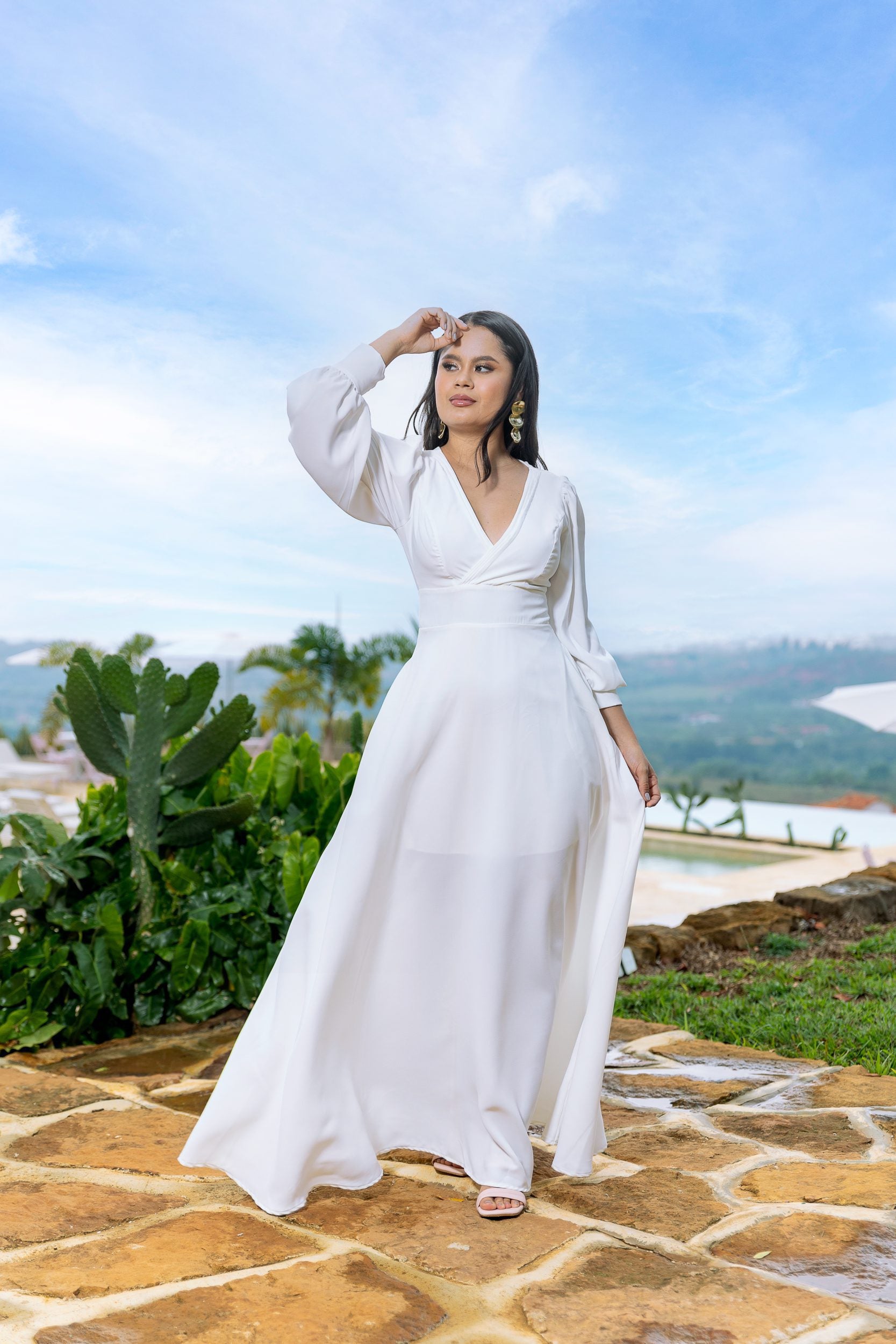 VESTIDO ANTONIETA SATINADO