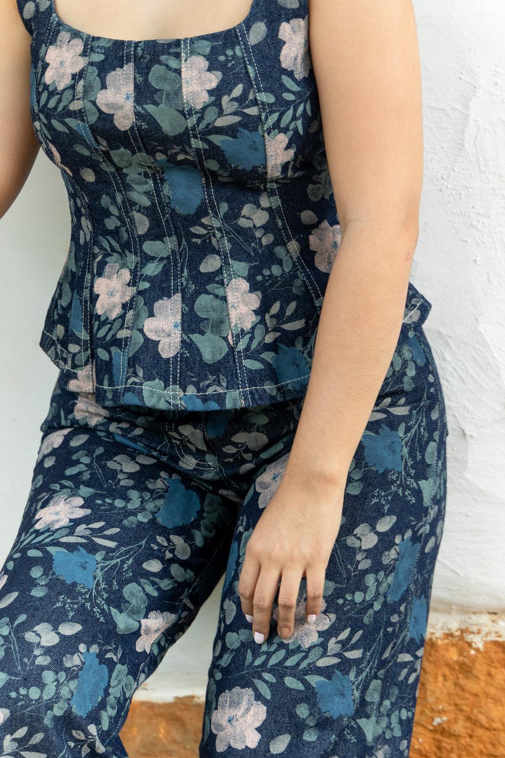 SET GRETEL EN JEAN ESTAMPADO