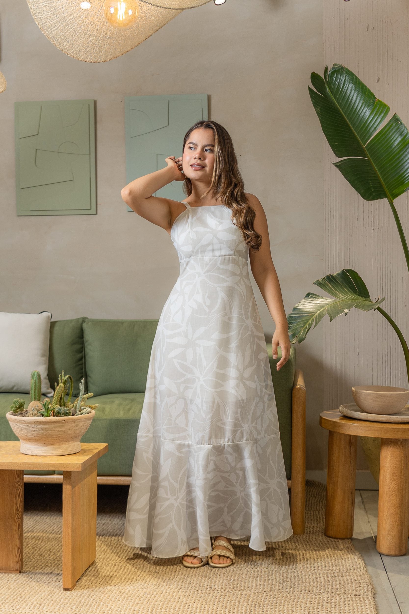 VESTIDO EN LINO BERENCIE