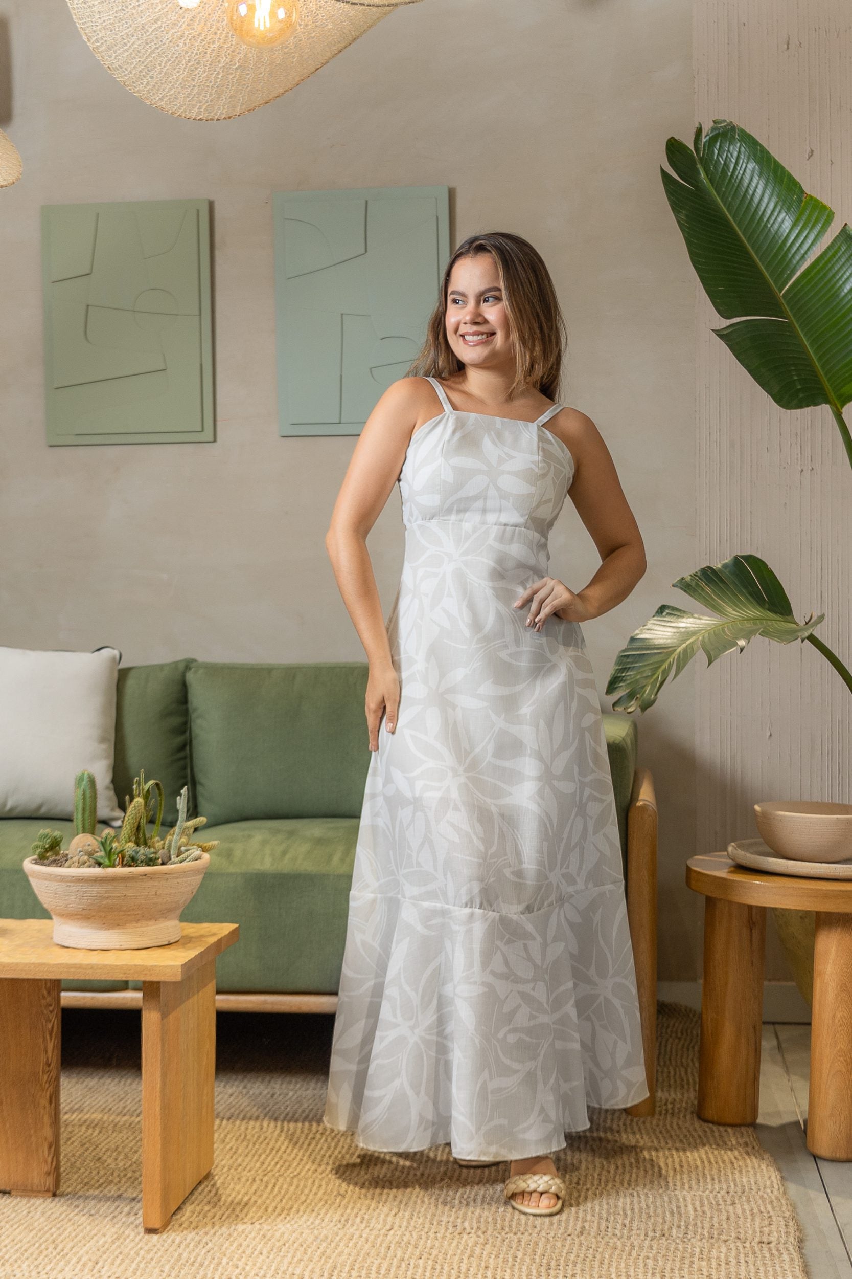 VESTIDO EN LINO BERENCIE