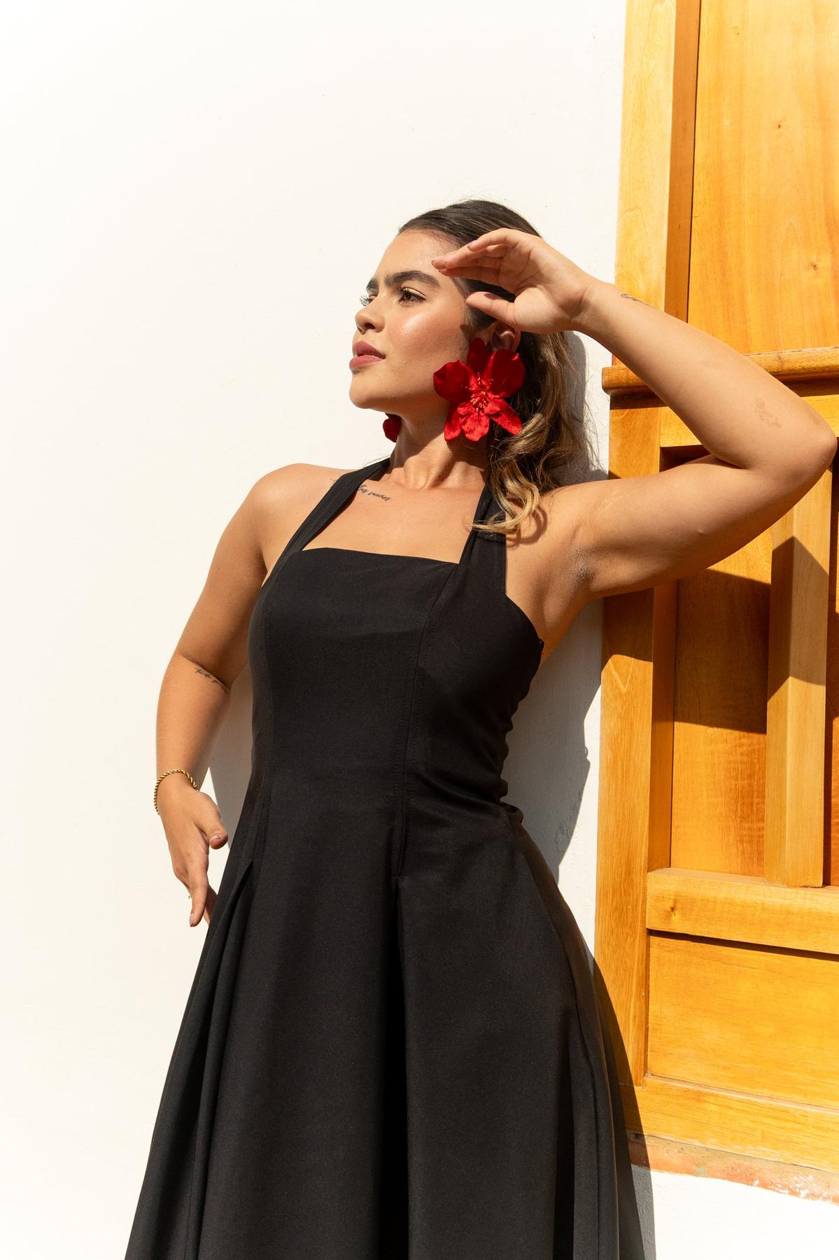 VESTIDO JACINTA POPELINA UNICOLOR