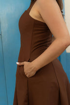 VESTIDO JACINTA POPELINA UNICOLOR
