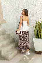 FALDA BRUNA PRINT