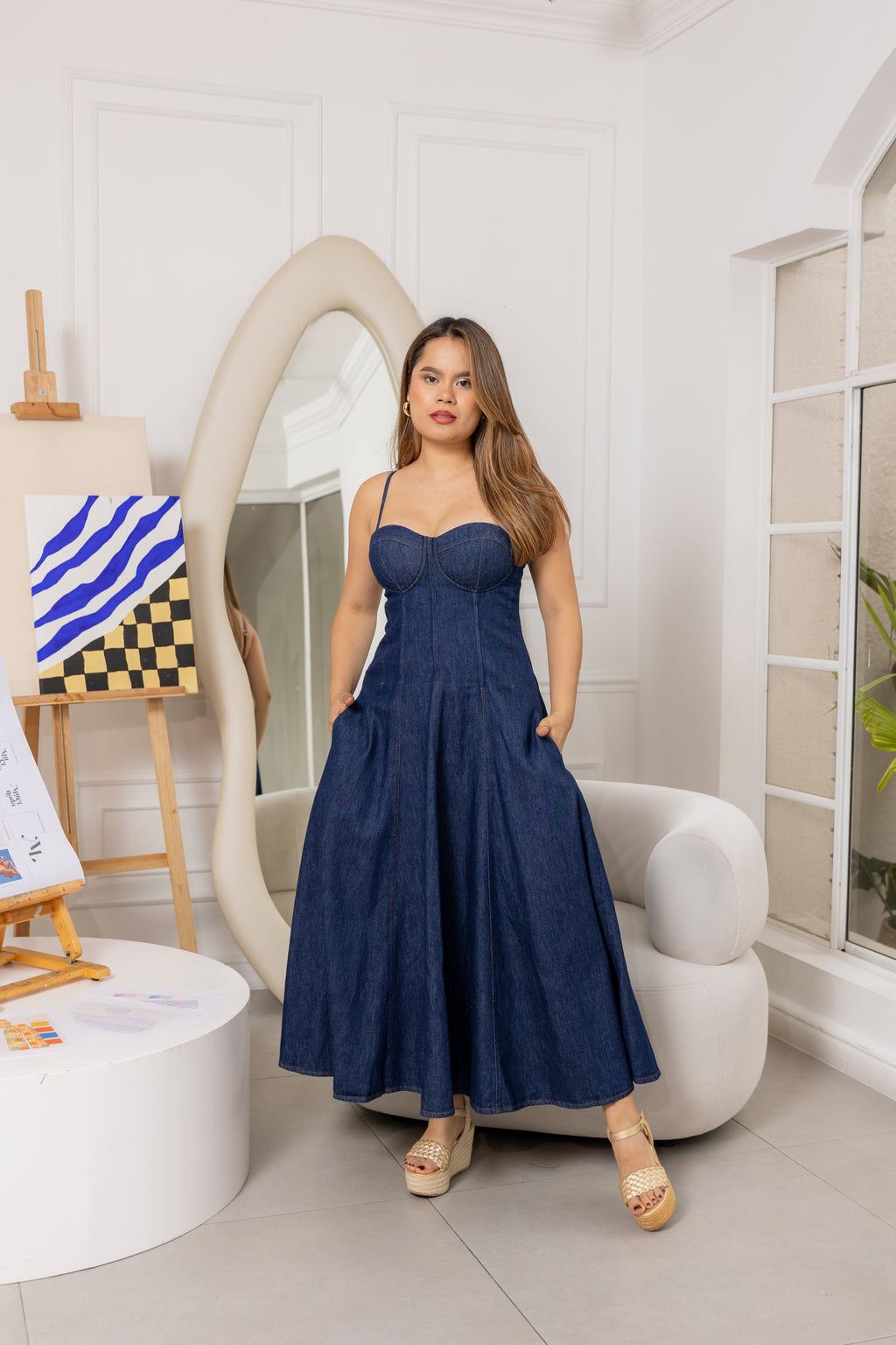 VESTIDO CAROLINE EN JEAN