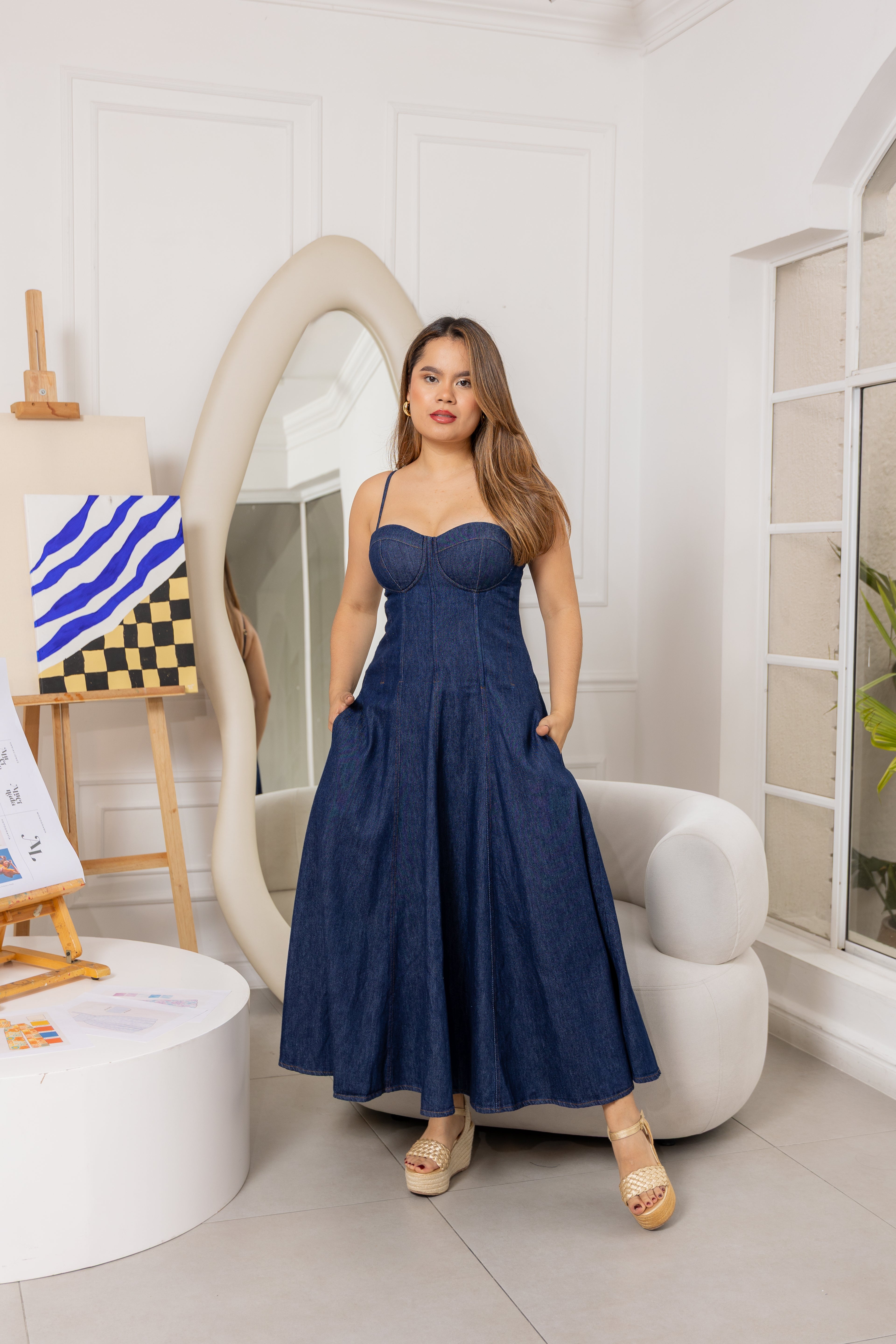 VESTIDO CAROLINE EN JEAN