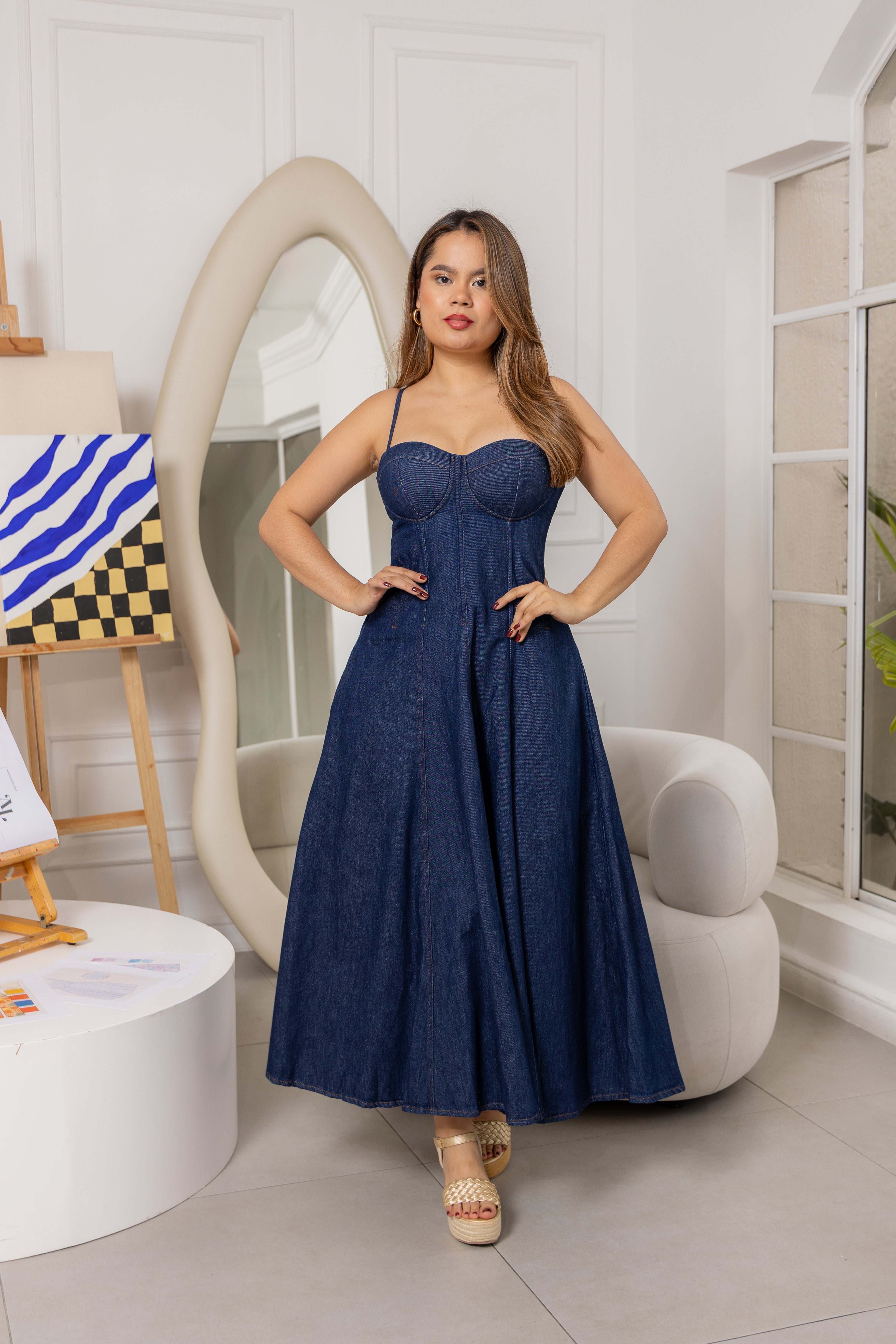 VESTIDO CAROLINE EN JEAN