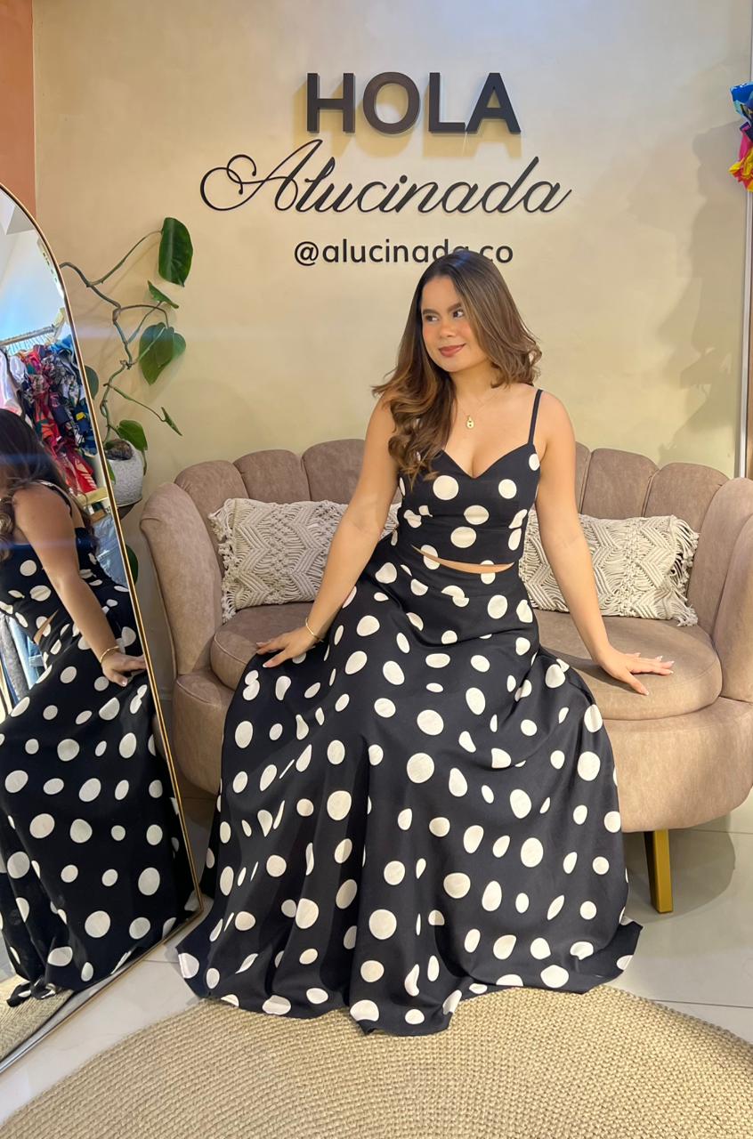 SET EMILIA PUNTOS EN LINO