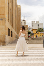 SET JULIANE EN LINO BORDADO