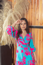 VESTIDO SAMANTA AGUAMARINA