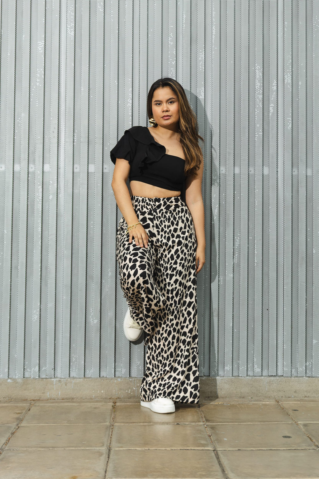 PANTALON HELEN ANIMAL PRINT VAQUITA