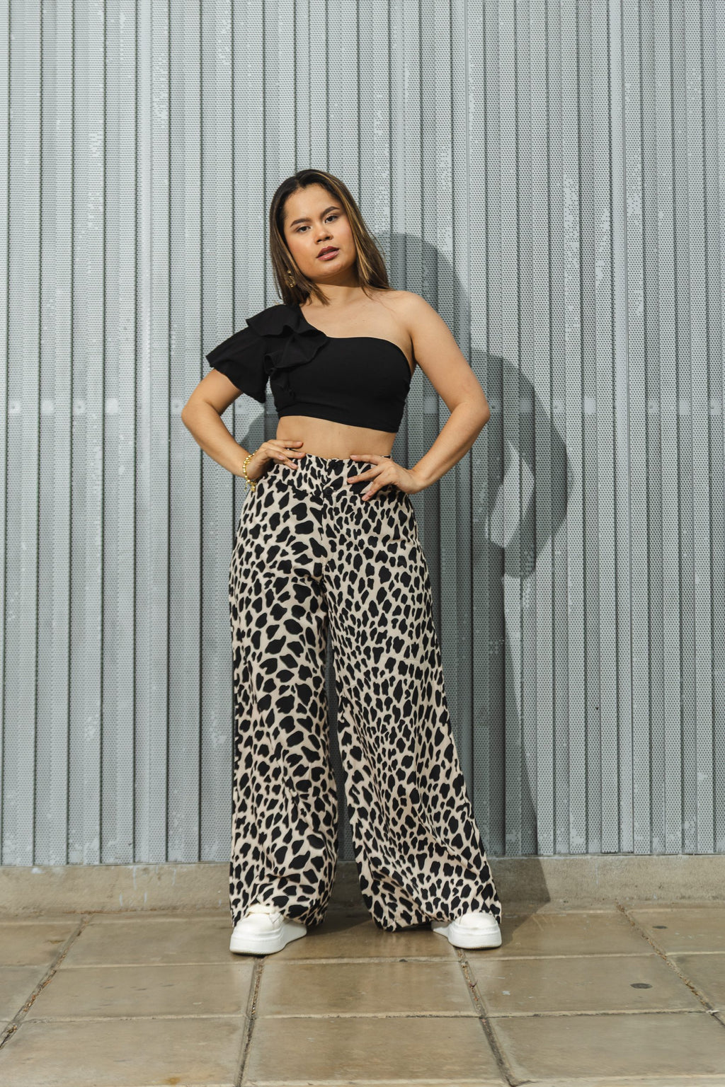 PANTALON HELEN ANIMAL PRINT VAQUITA