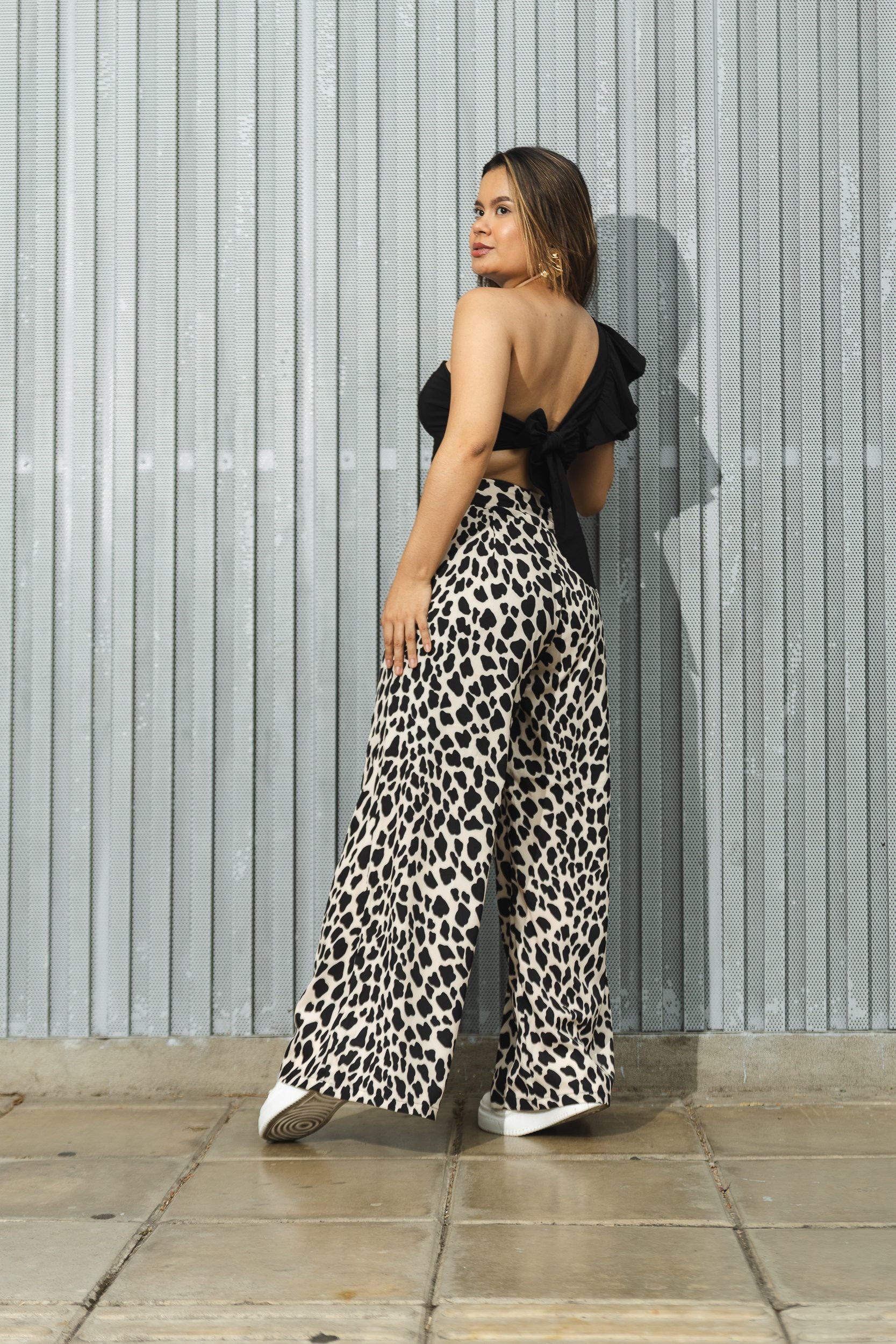 PANTALON HELEN ANIMAL PRINT VAQUITA