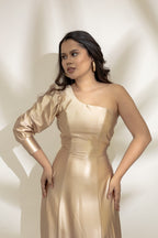 VESTIDO ANDALUCIA DORADO