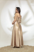 VESTIDO ANDALUCIA DORADO