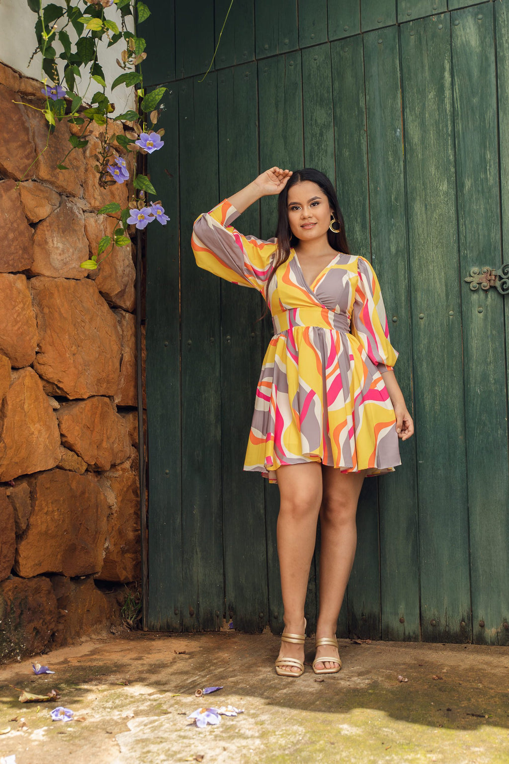 VESTIDO MILAGROS AMARILLO