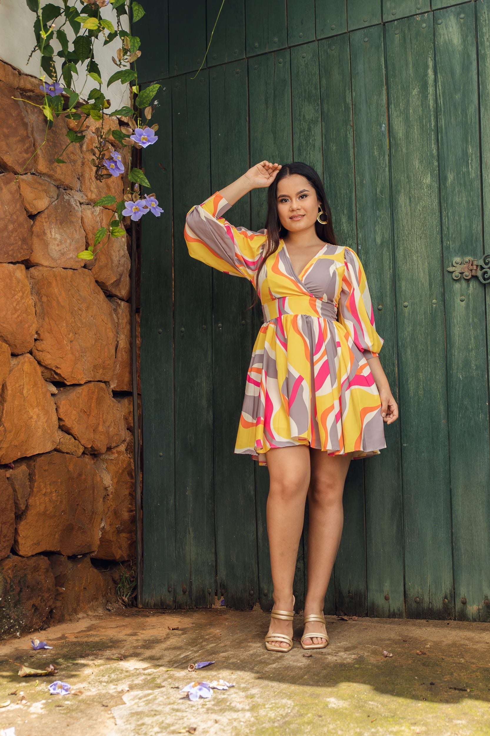 VESTIDO MILAGROS AMARILLO