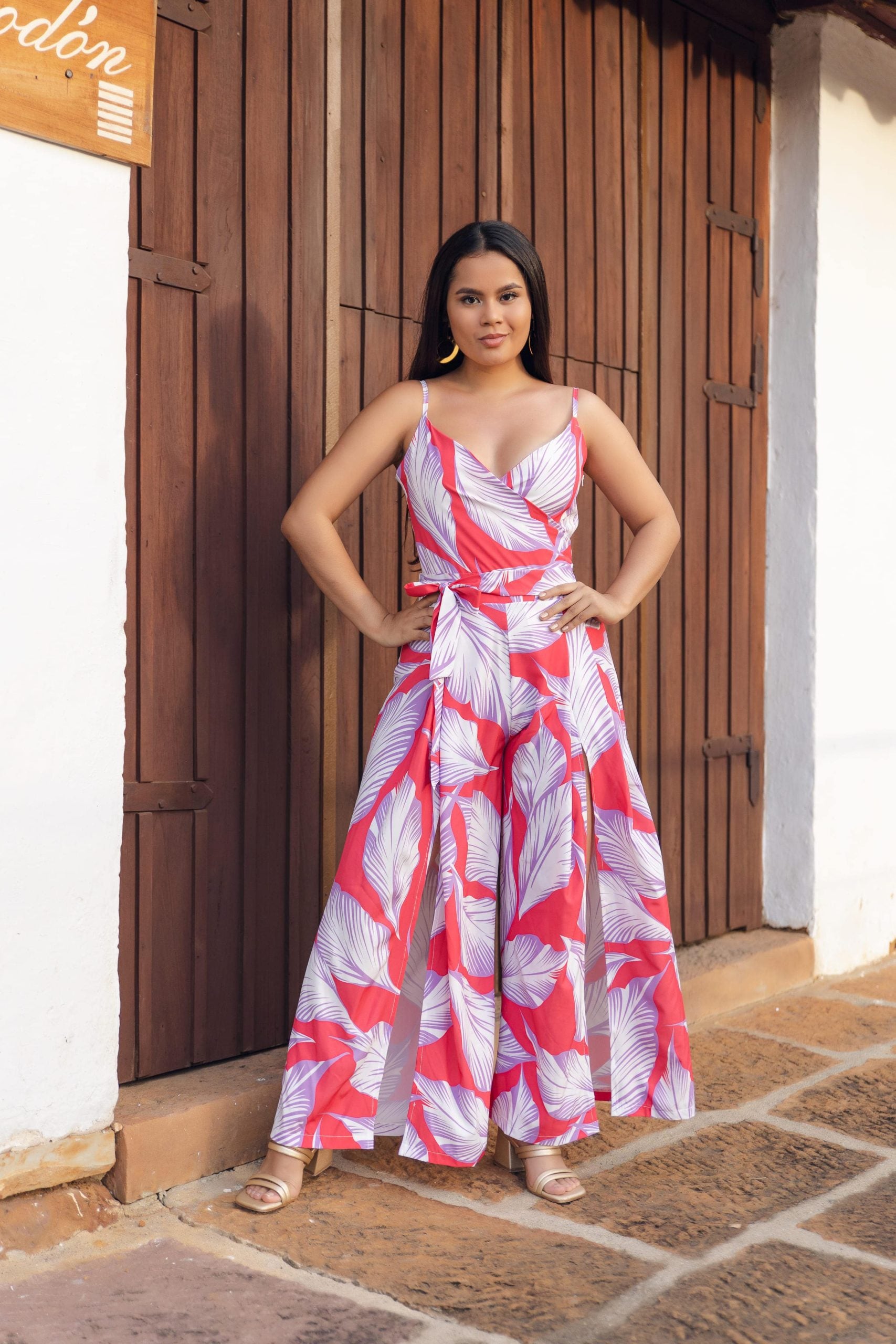 ENTERIZO NOA ROSA PRINT