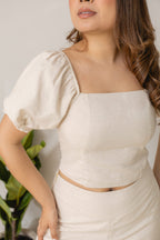 SET LUPE EN LINO NATURAL