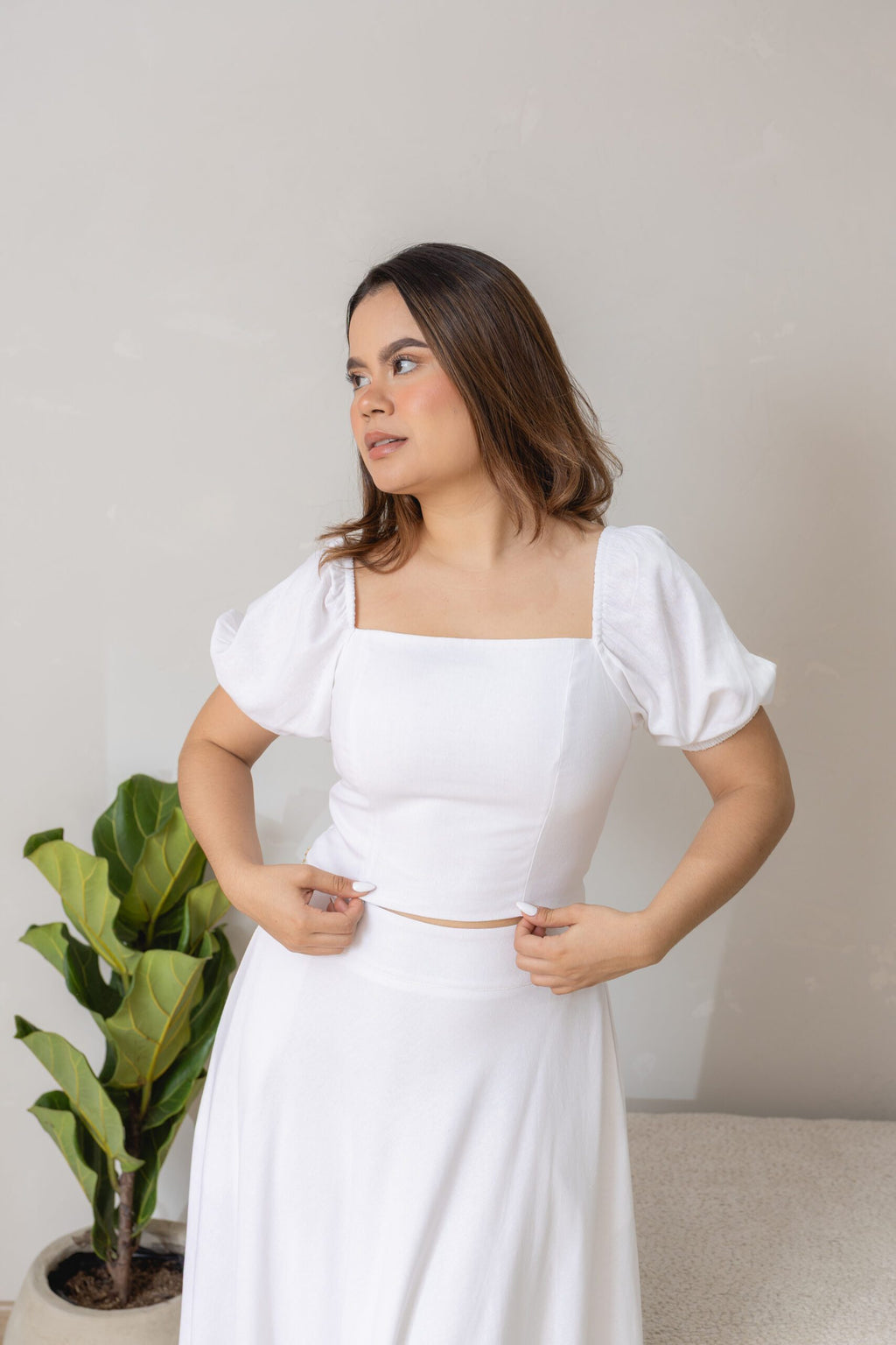 SET FATIMA LINO BLANCO NATURAL