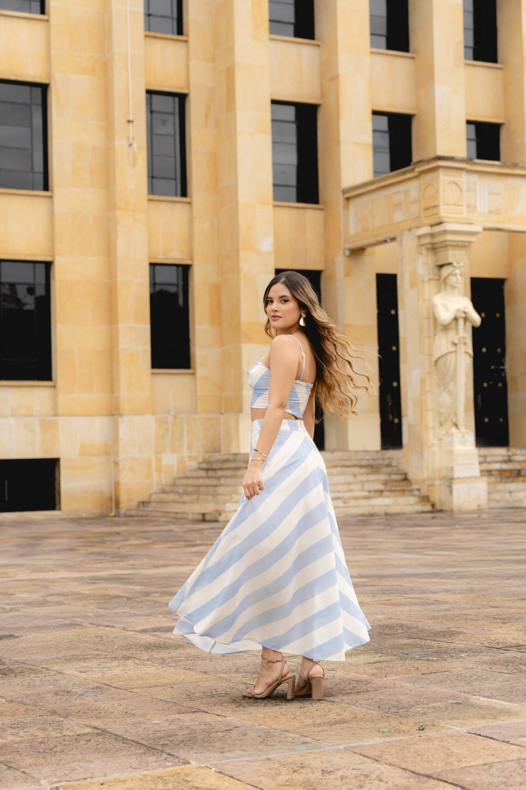 SET LUCIANA LINO RAYAS CELESTE