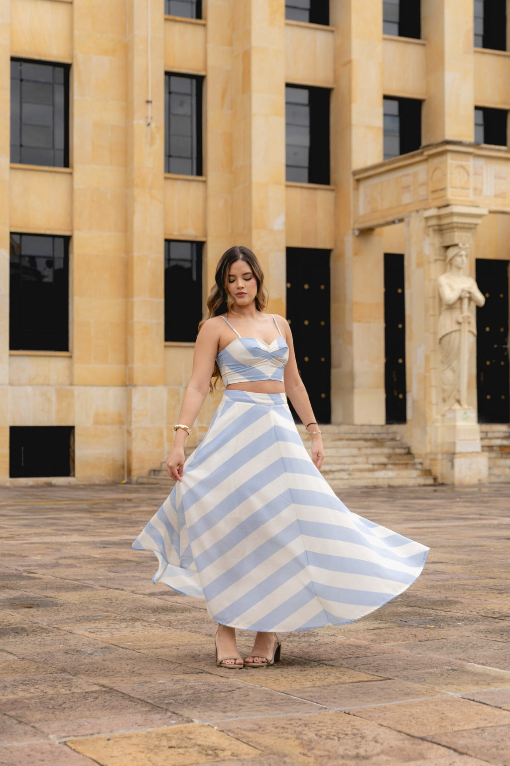 SET LUCIANA LINO RAYAS CELESTE