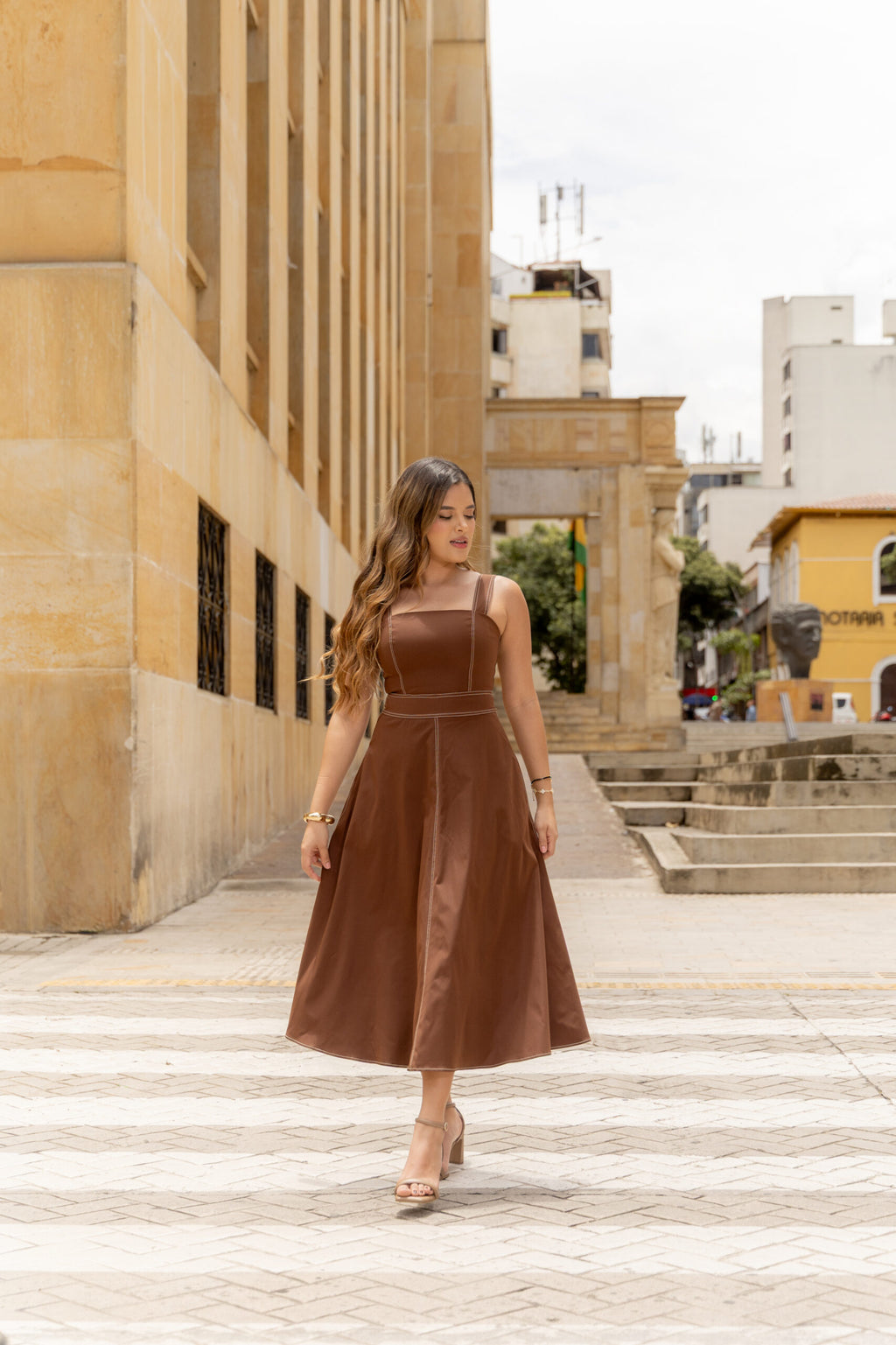 VESTIDO ALMA POPELINA