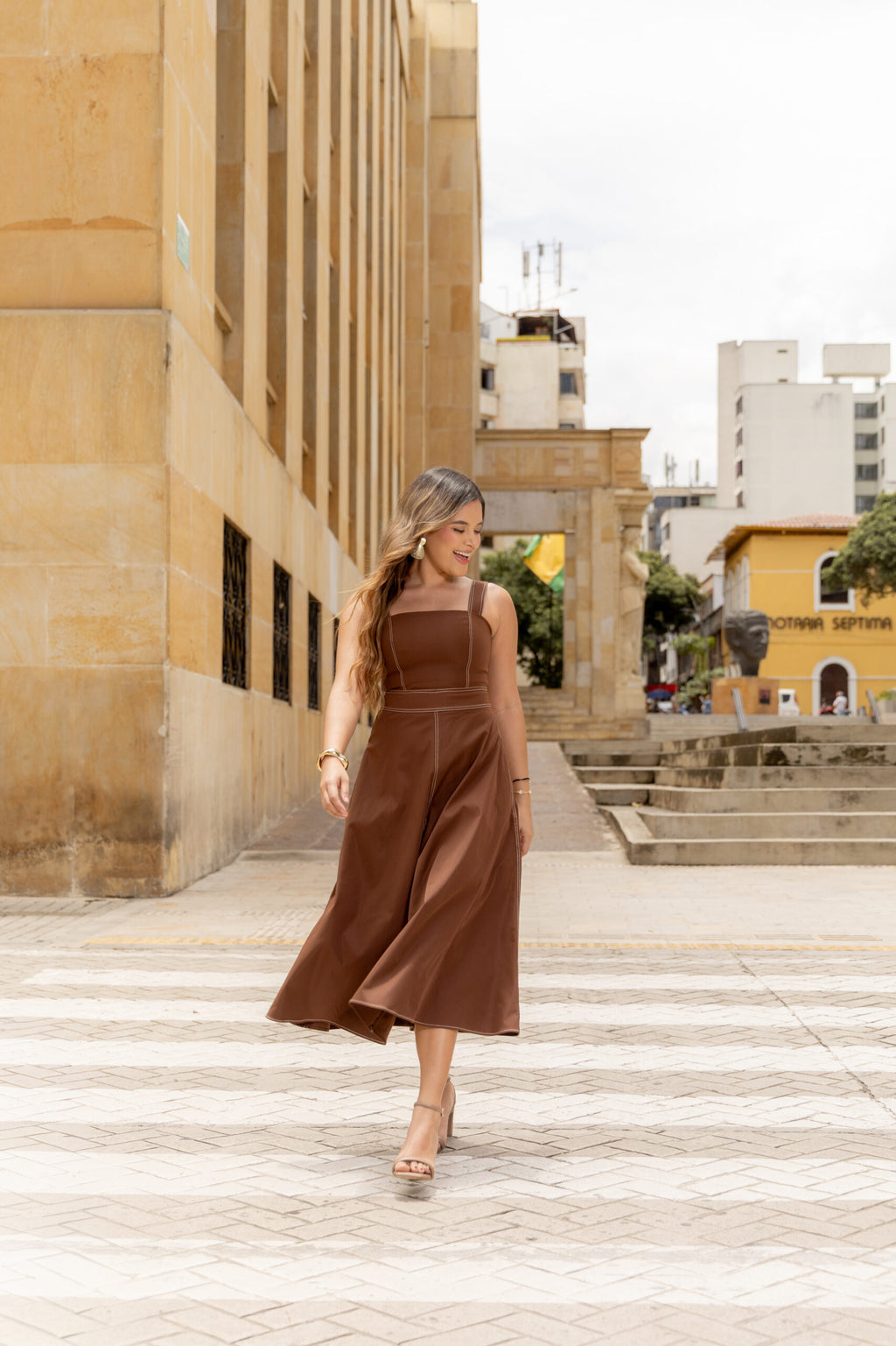 VESTIDO ALMA POPELINA
