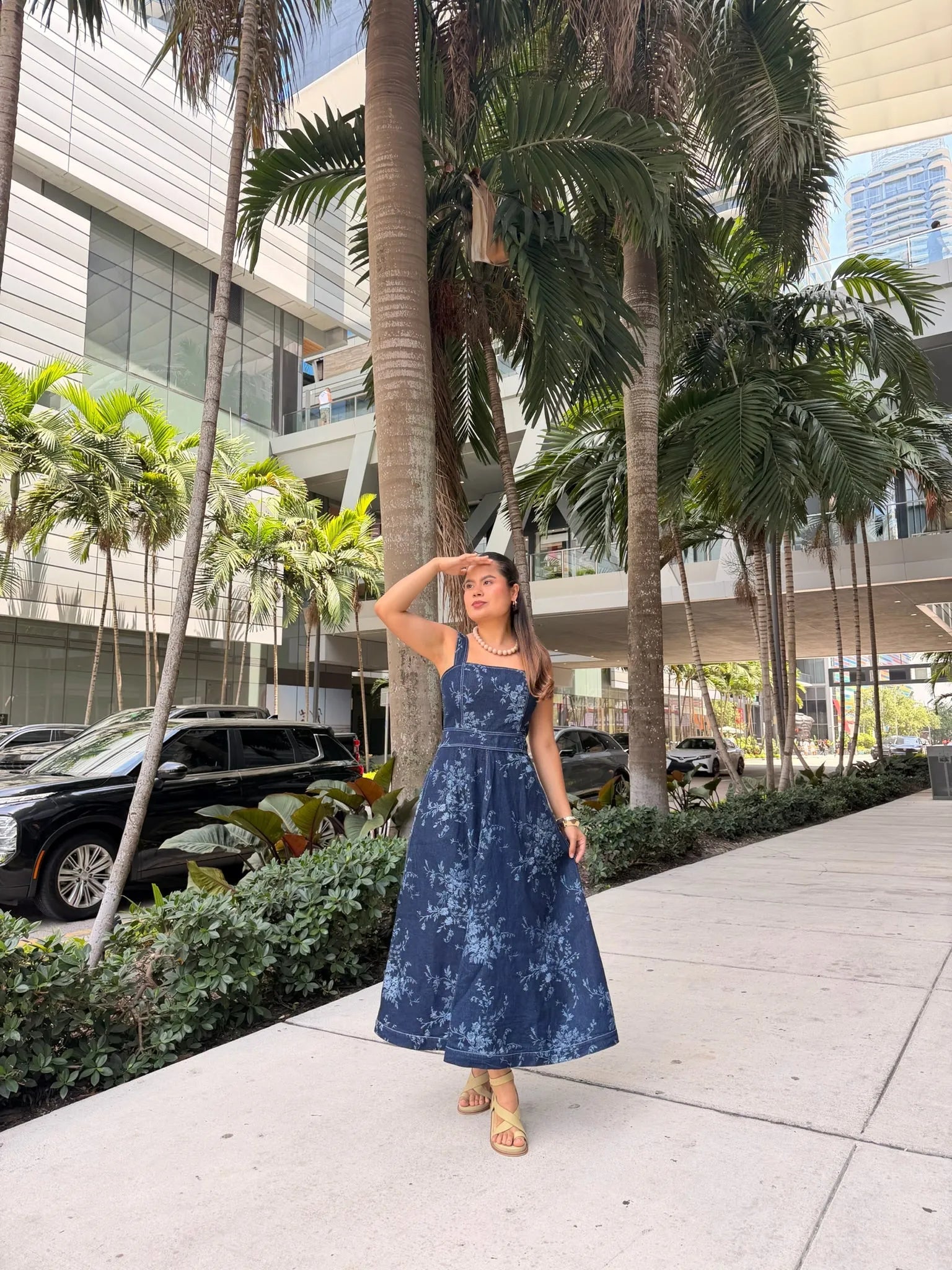 VESTIDO ALMA DEMIN ESTAMPADO