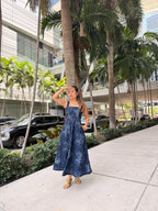 VESTIDO ALMA DEMIN ESTAMPADO