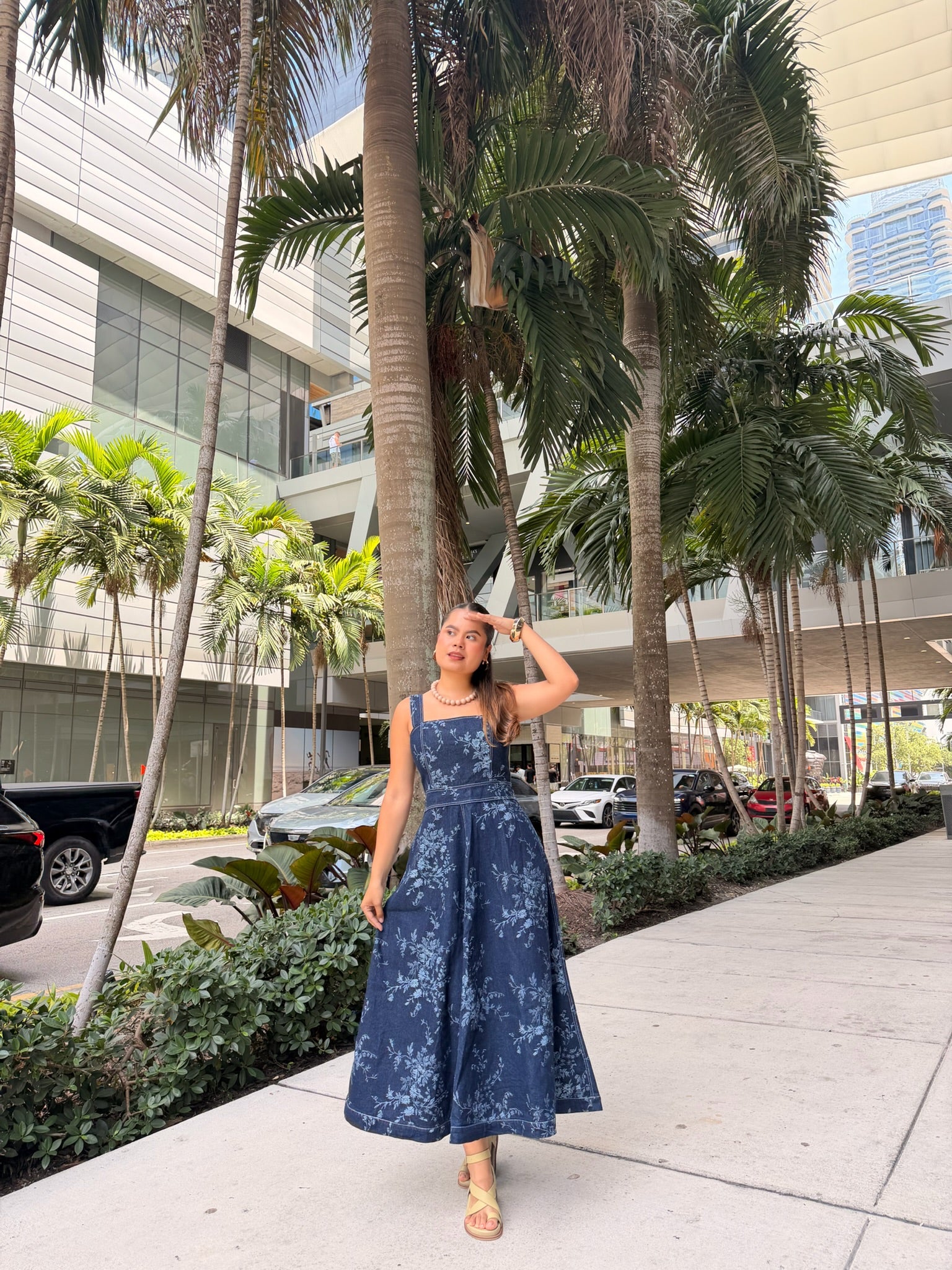 VESTIDO ALMA DEMIN ESTAMPADO