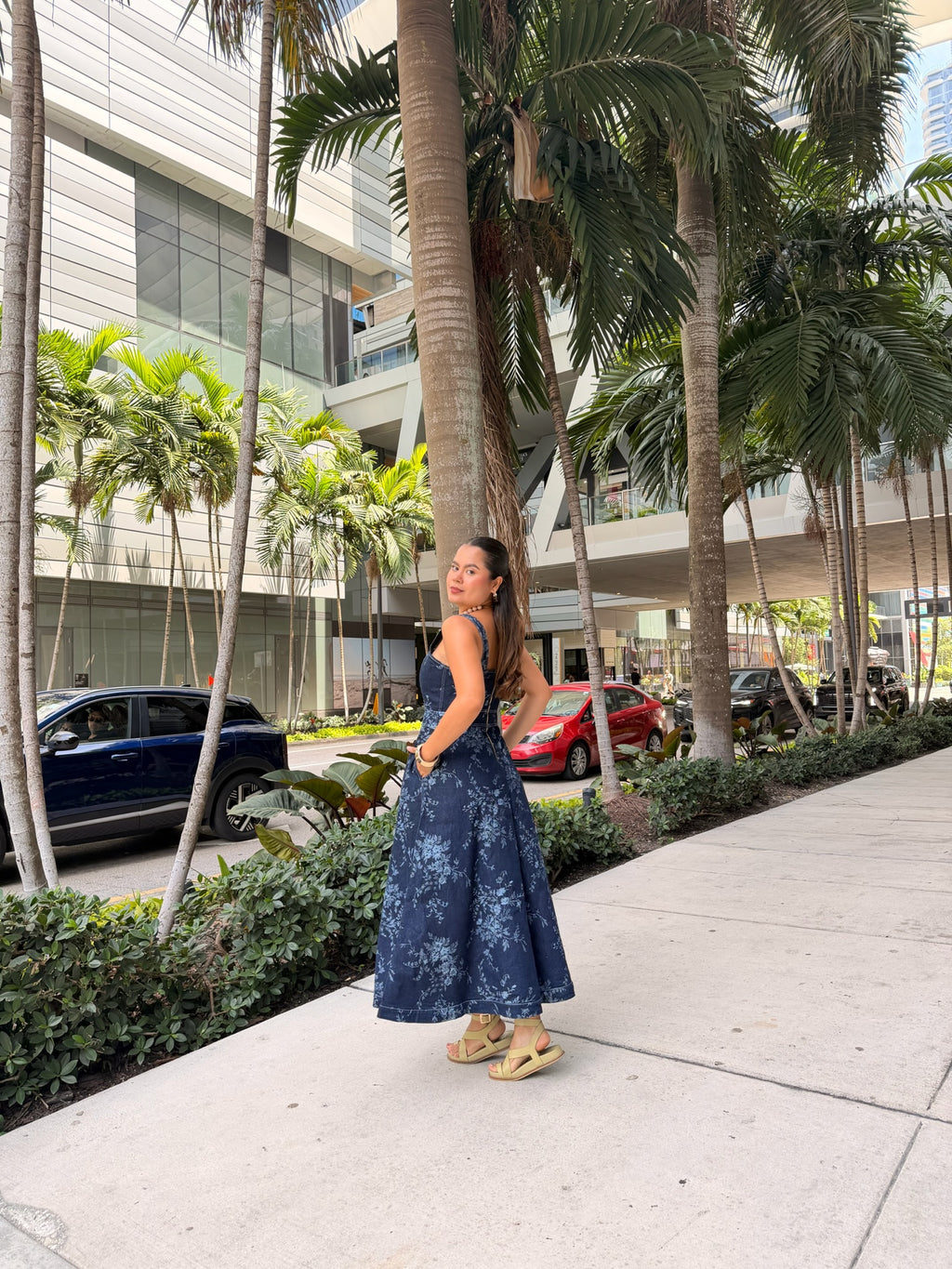 VESTIDO ALMA DEMIN ESTAMPADO