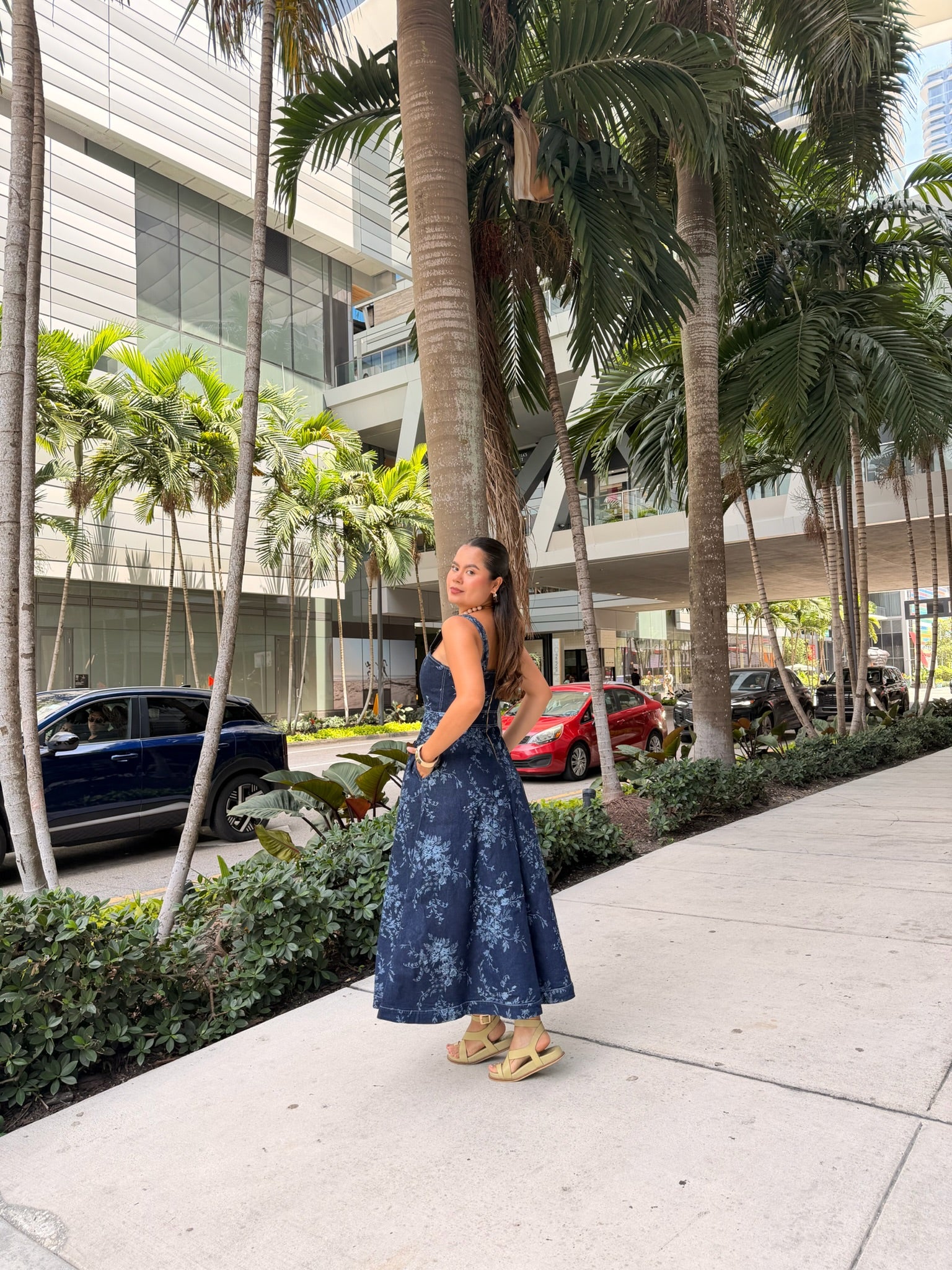 VESTIDO ALMA DEMIN ESTAMPADO