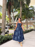 VESTIDO ALMA DEMIN ESTAMPADO