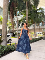 VESTIDO ALMA DEMIN ESTAMPADO