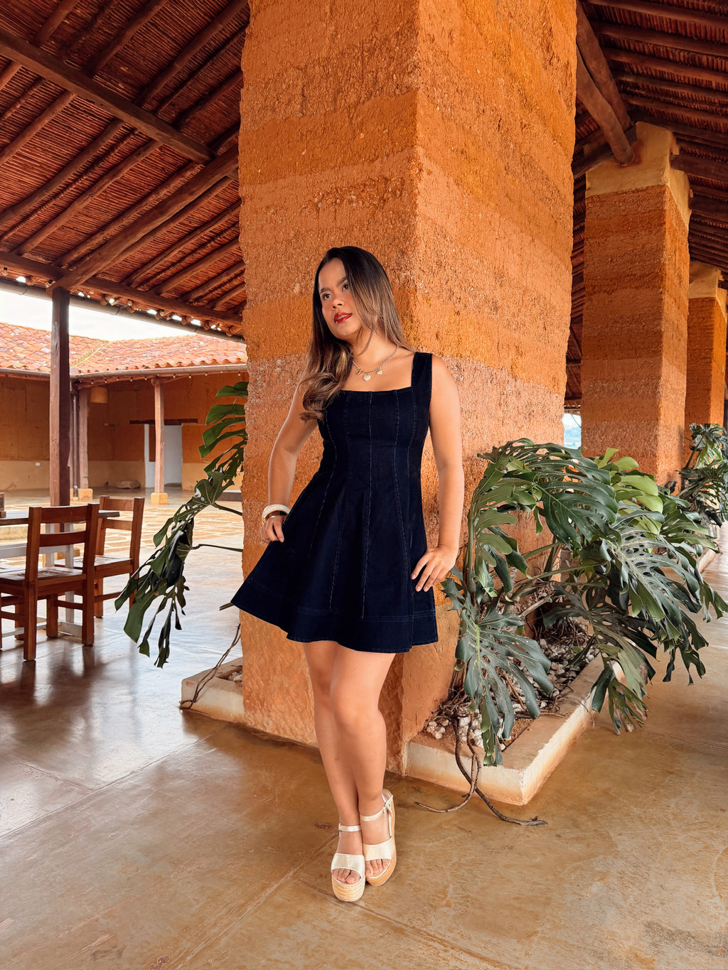 VESTIDO JULIETA EN PANA