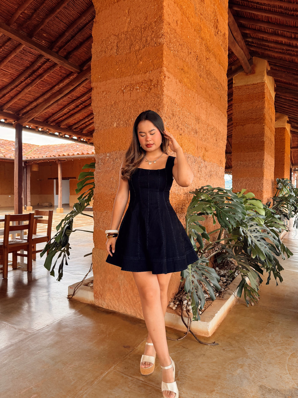VESTIDO JULIETA EN PANA