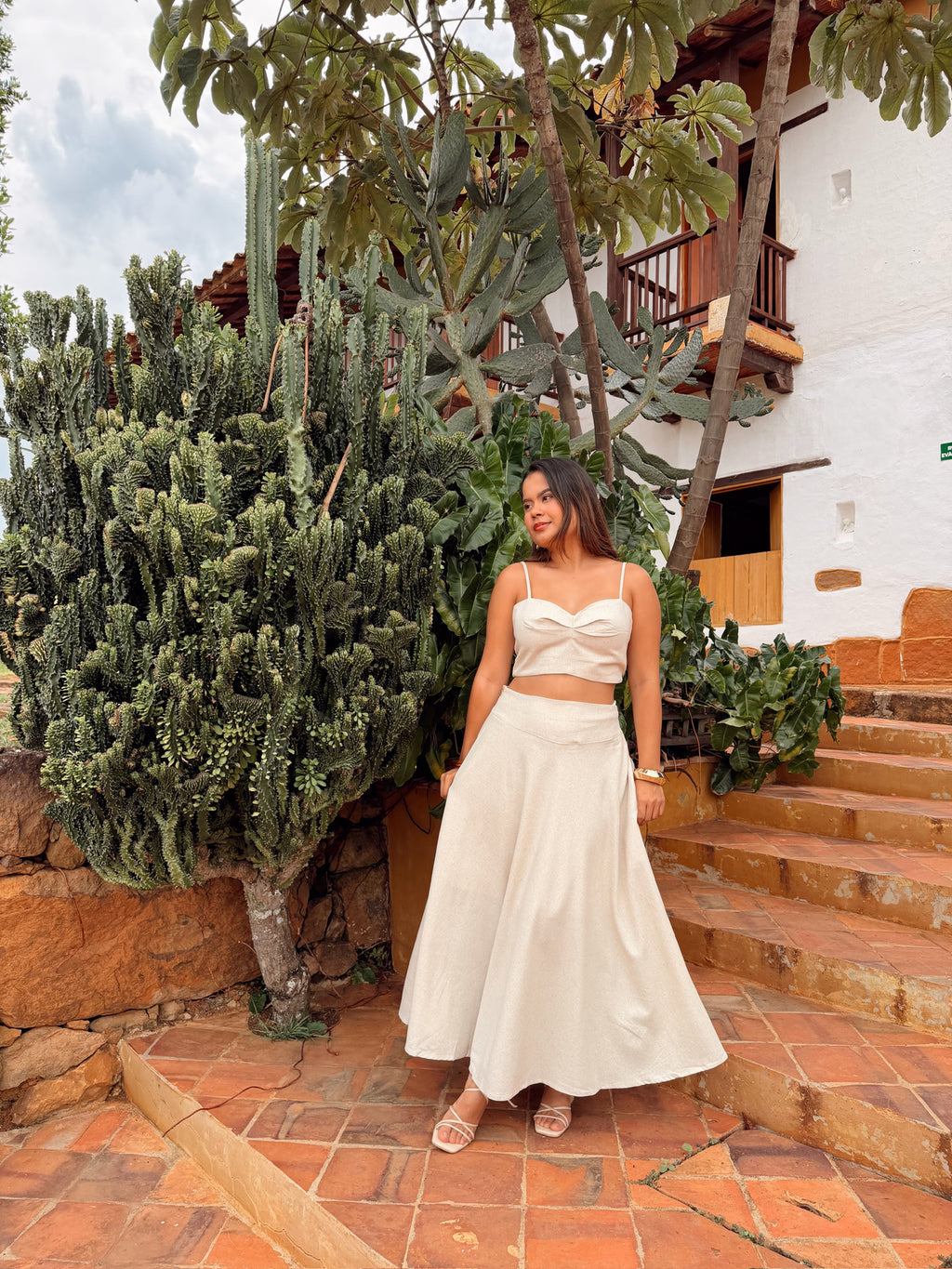 SET JULIANE EN LINO NATURAL