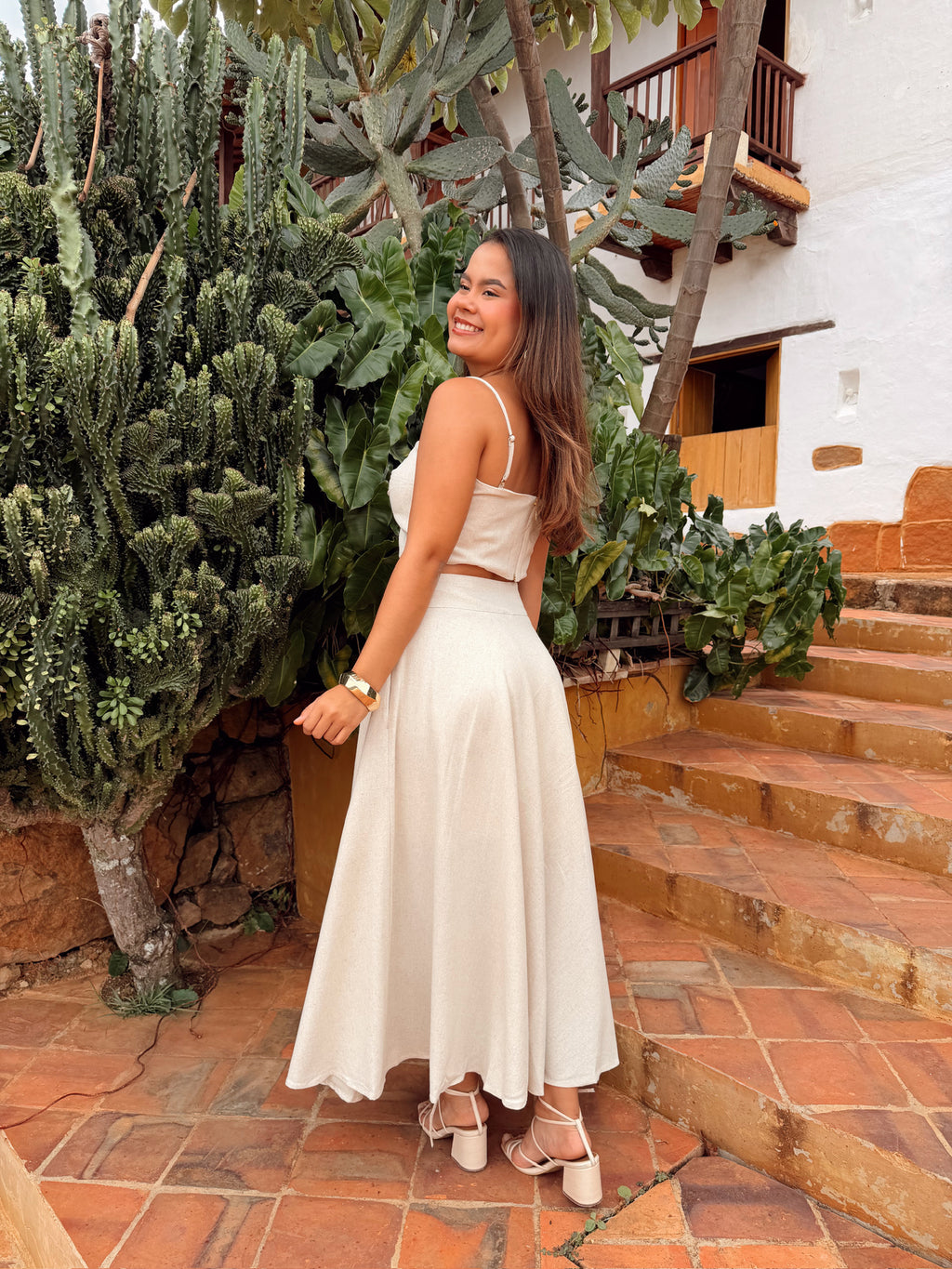 SET JULIANE EN LINO NATURAL
