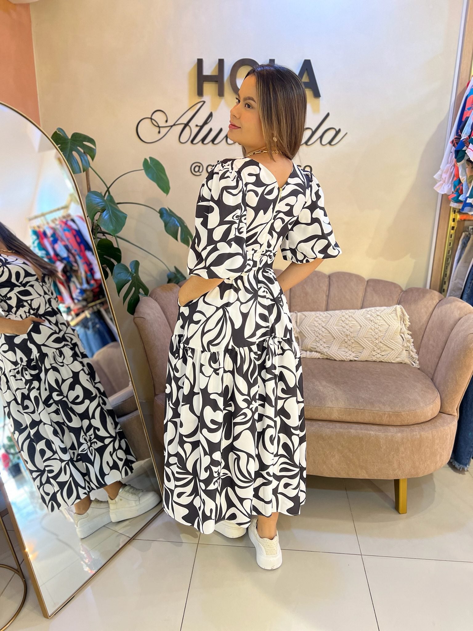 VESTIDO GABRIELLE ESTAMPADO