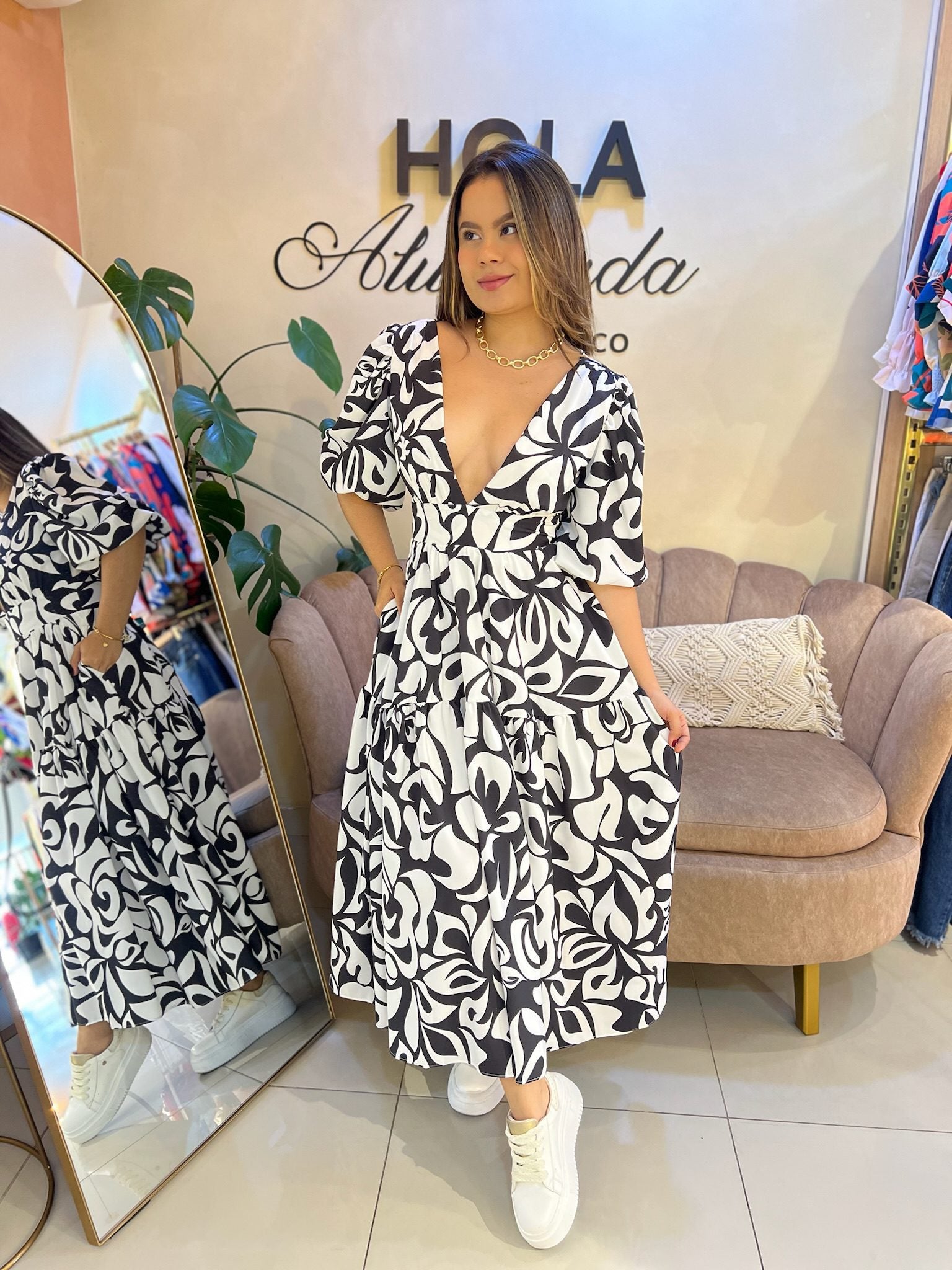VESTIDO GABRIELLE ESTAMPADO