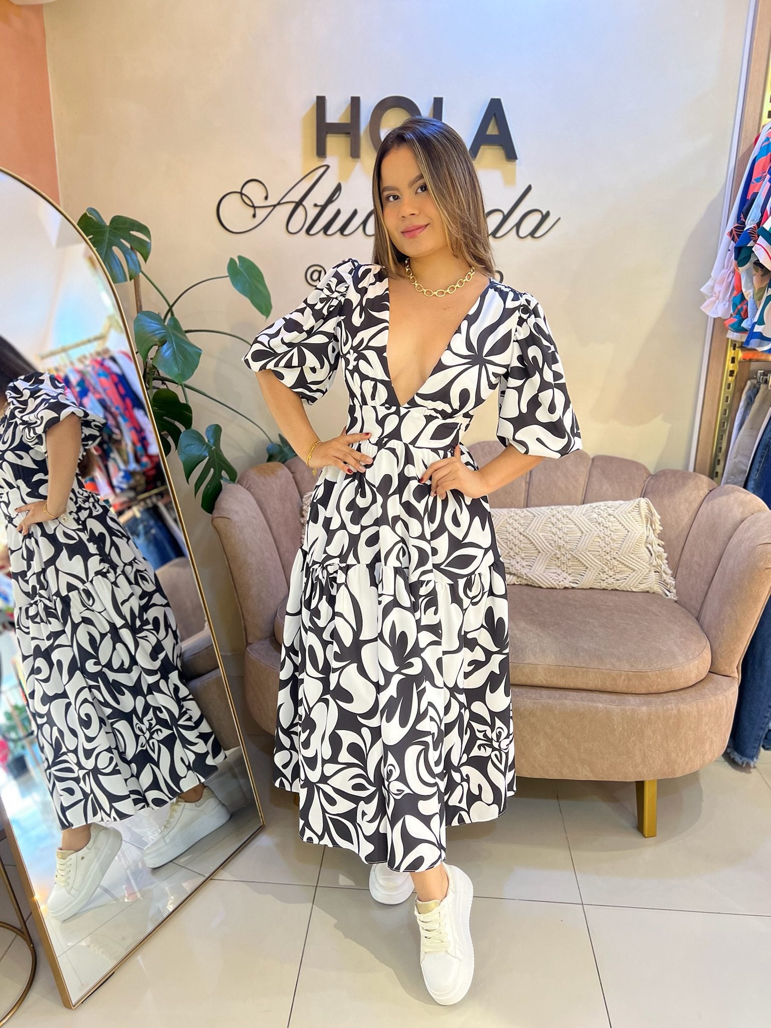 VESTIDO GABRIELLE ESTAMPADO