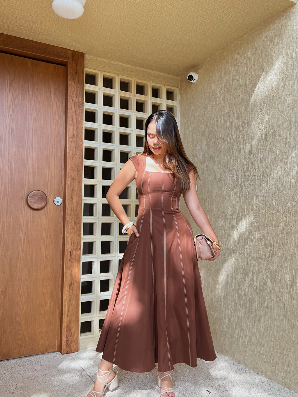 VESTIDO JOSEFINA CON MANGA