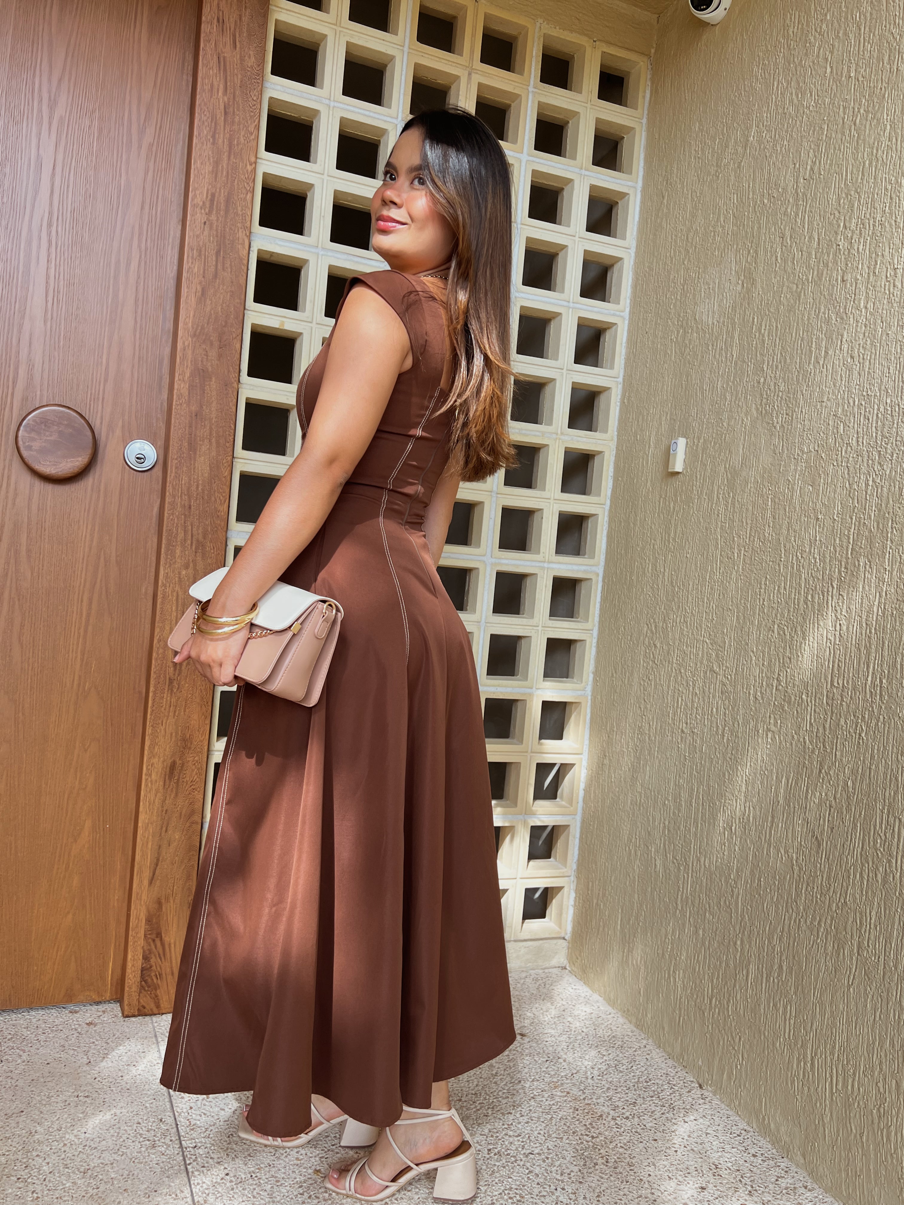 VESTIDO JOSEFINA CON MANGA