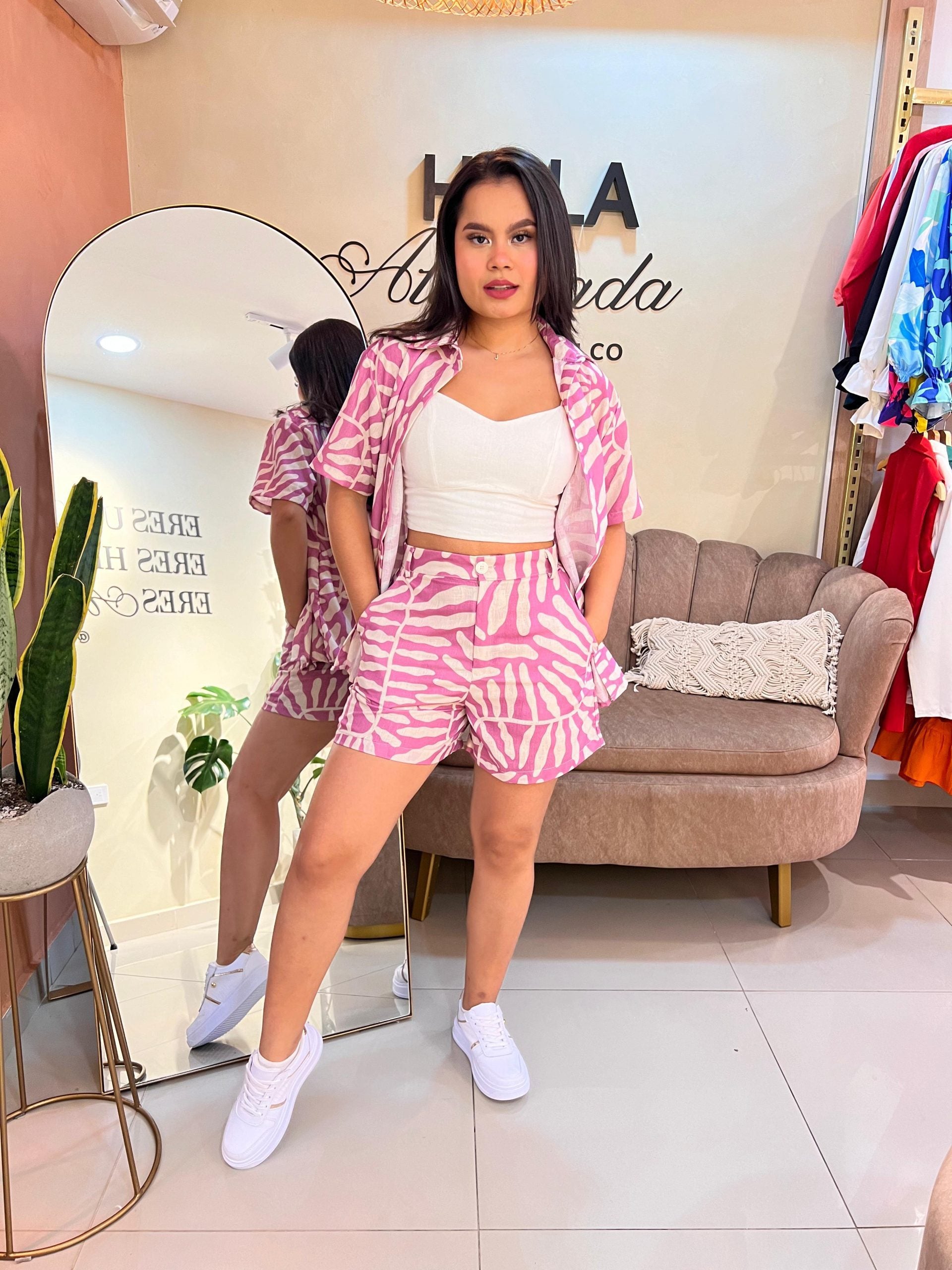 SET CORAL ESTAMPADO