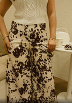 PANTALON  LINO ESTAMPADO VACA